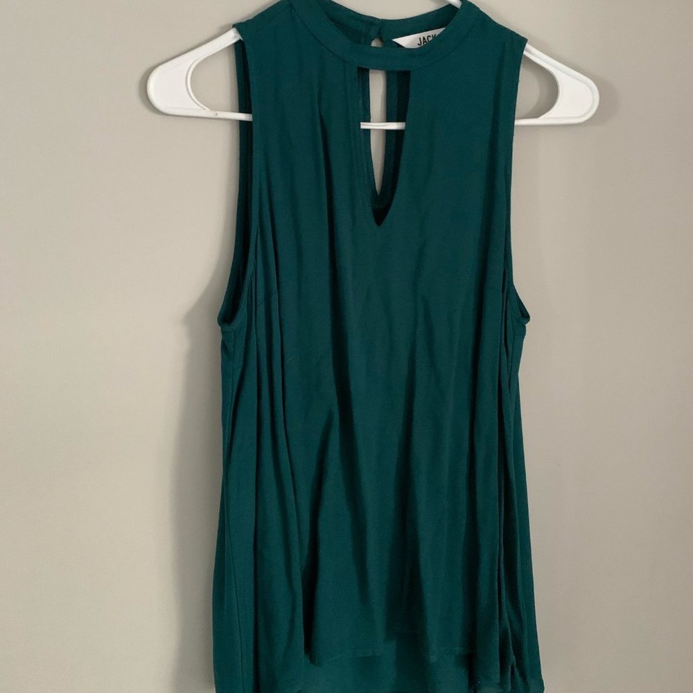 Teal Keyhole Tank